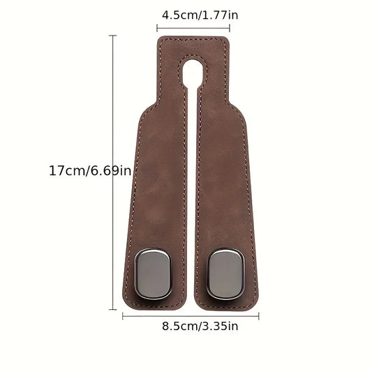 Premium Suede Car Headrest Hook (2pack)
