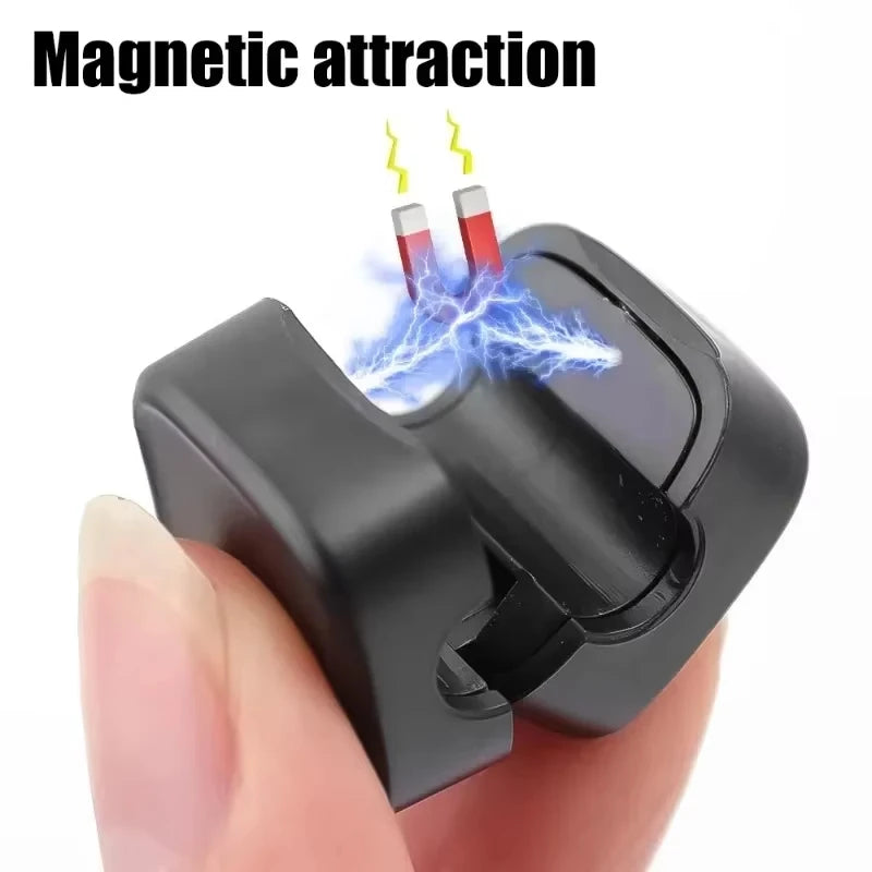 Magnetic Cable Clips – Adjustable Cord Holder Set (Desk, Car & Home)