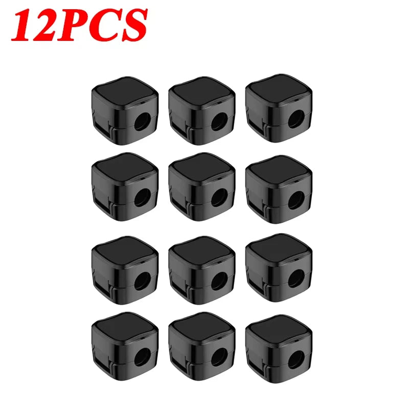 Magnetic Cable Clips – Adjustable Cord Holder Set (Desk, Car & Home)