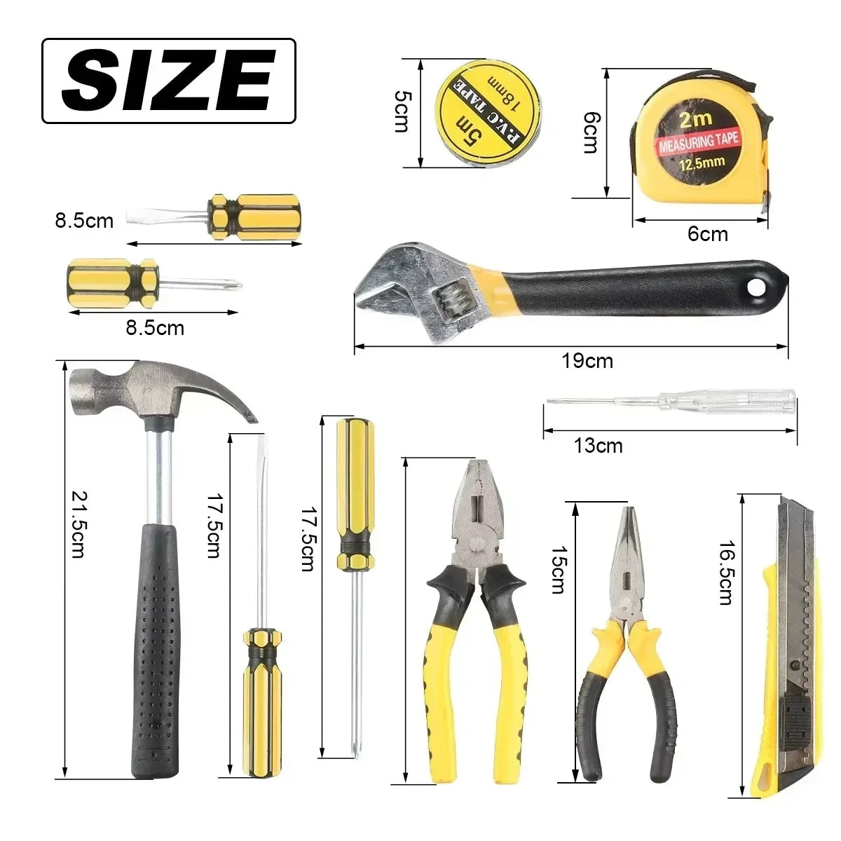 13 in 1 Tool Kit with  Storage Case