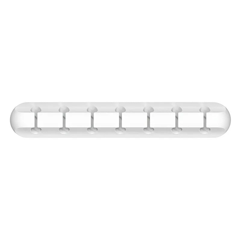 Silicone Cable Organizer Strip – 5 Slot Cord Holder for Desk & Nightstand