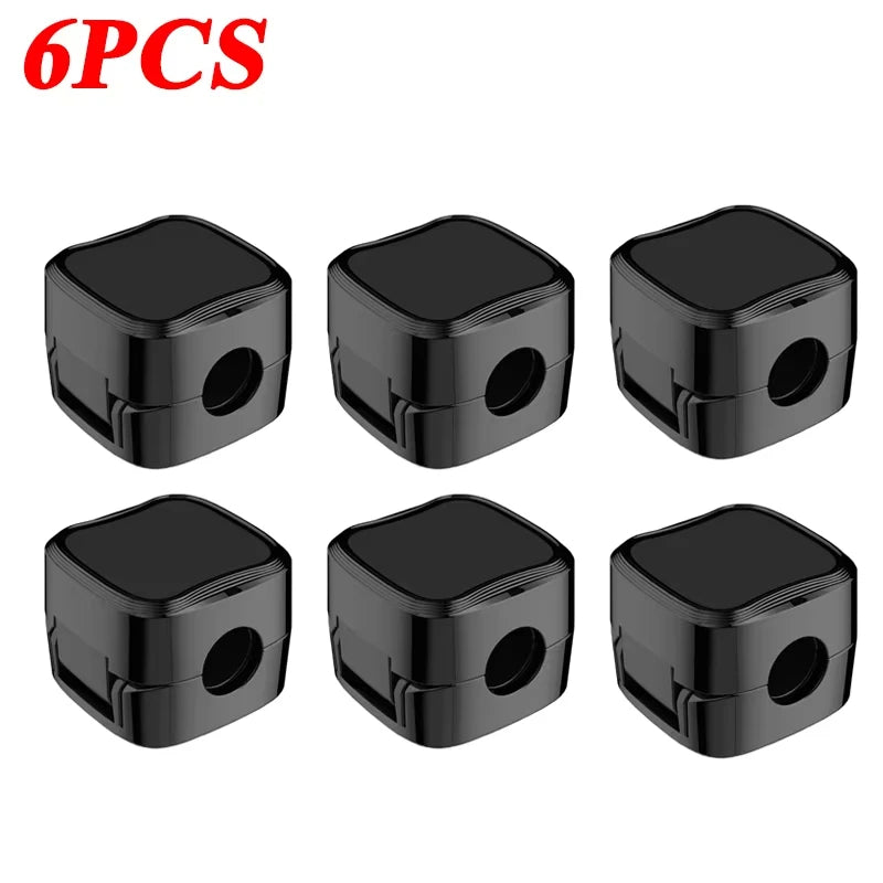 Magnetic Cable Clips – Adjustable Cord Holder Set (Desk, Car & Home)