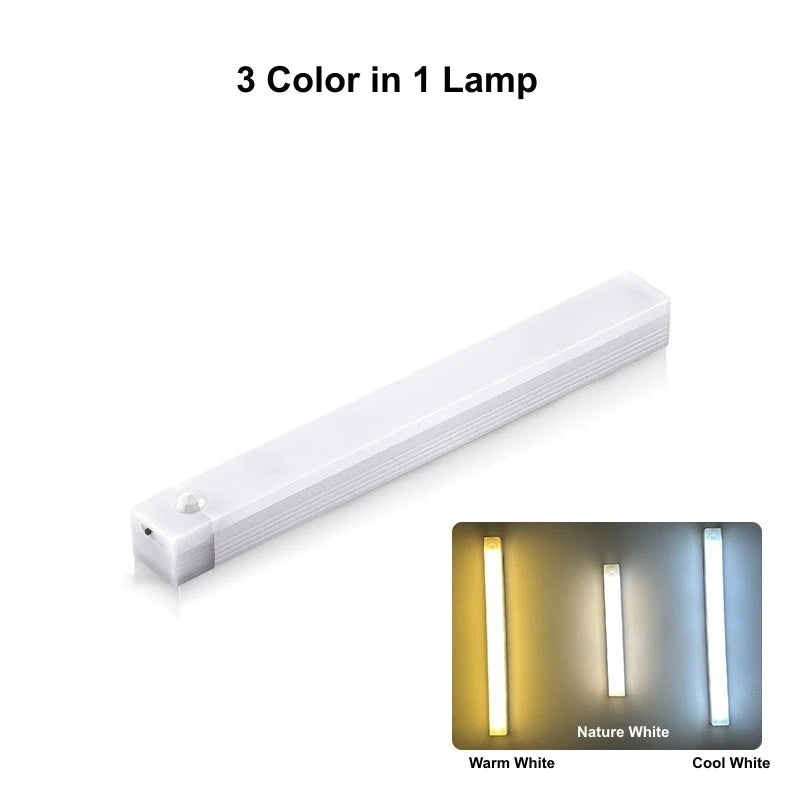 Motion Sensor LED Light Bar – Rechargeable Night & Cabinet Light