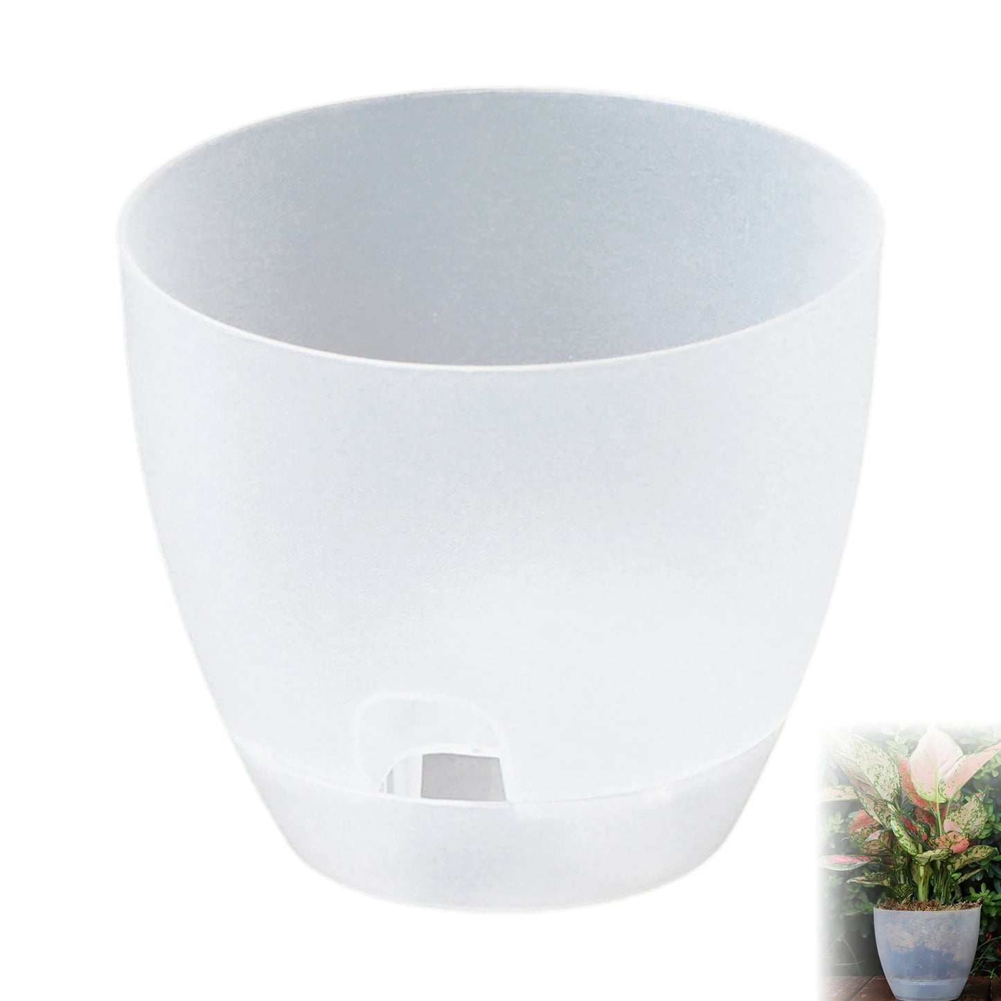 Smart Self-Watering Flower Planter with Tray
