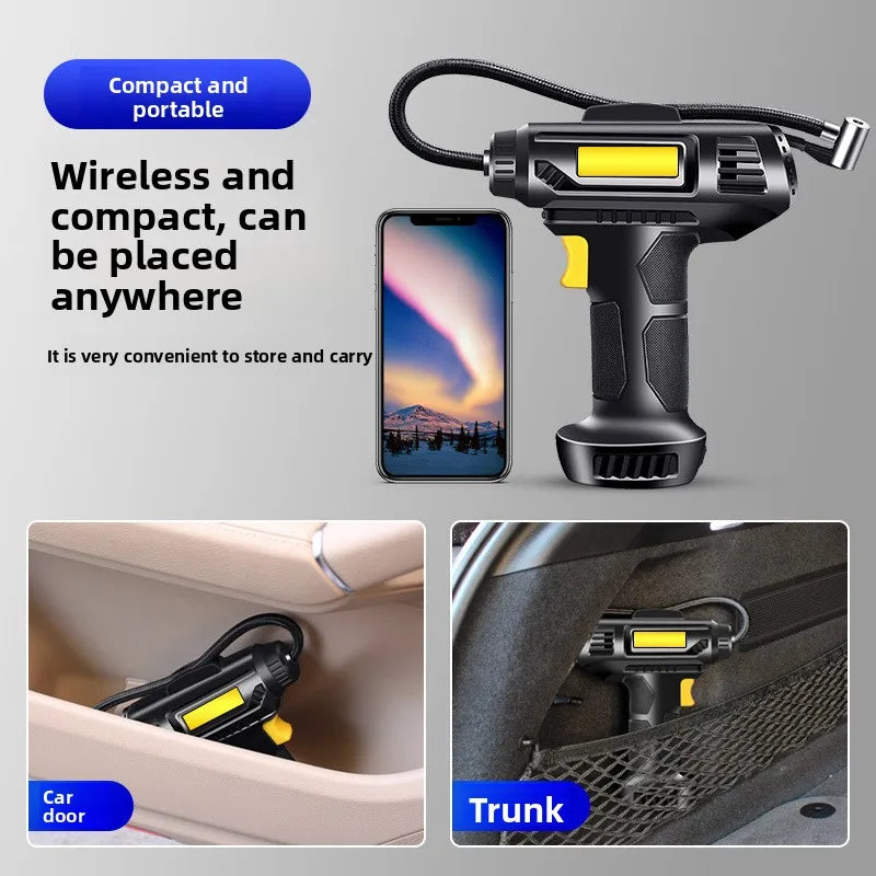 Wireless Portable High Powered Car Tire Inflator