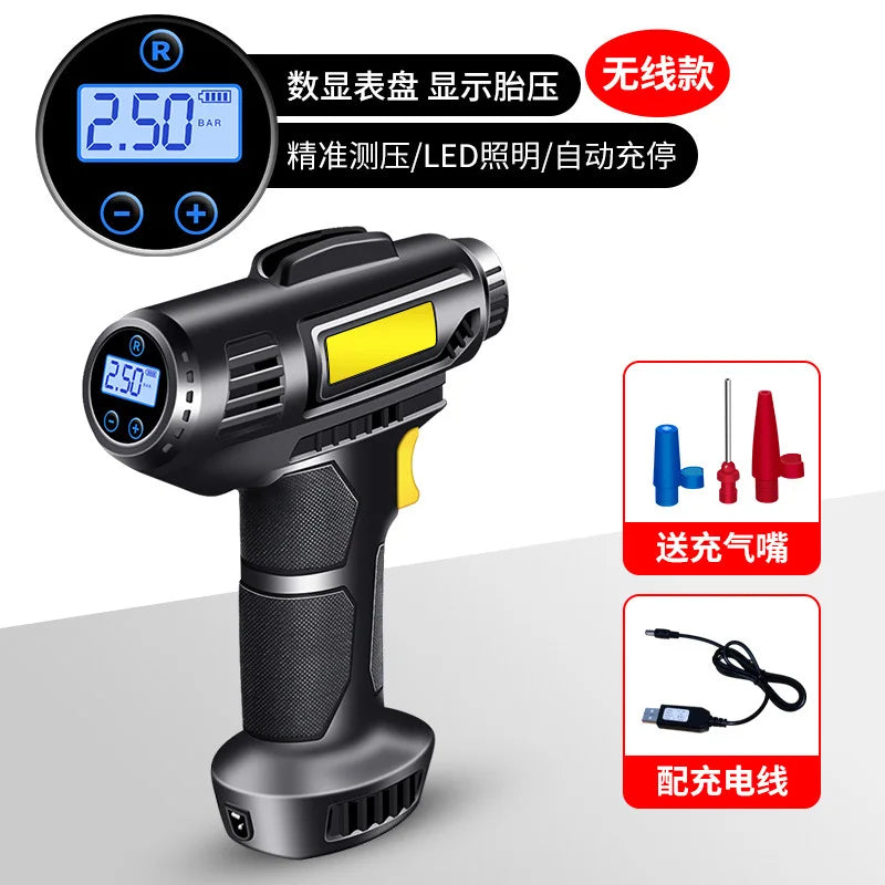 Wireless Portable High Powered Car Tire Inflator